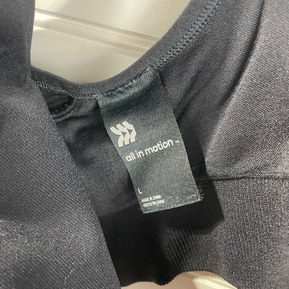 All in Motion Black Sports Bra Large Women’s - Picture 6 of 9